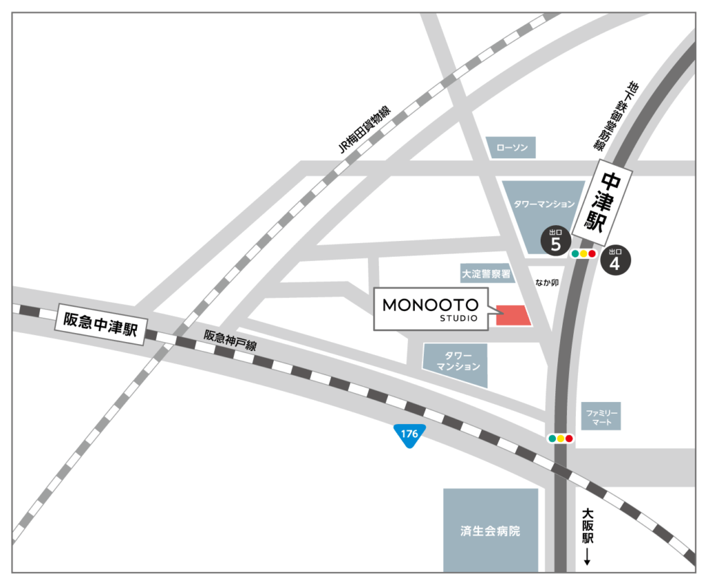 MONOOTO STUDIO地図